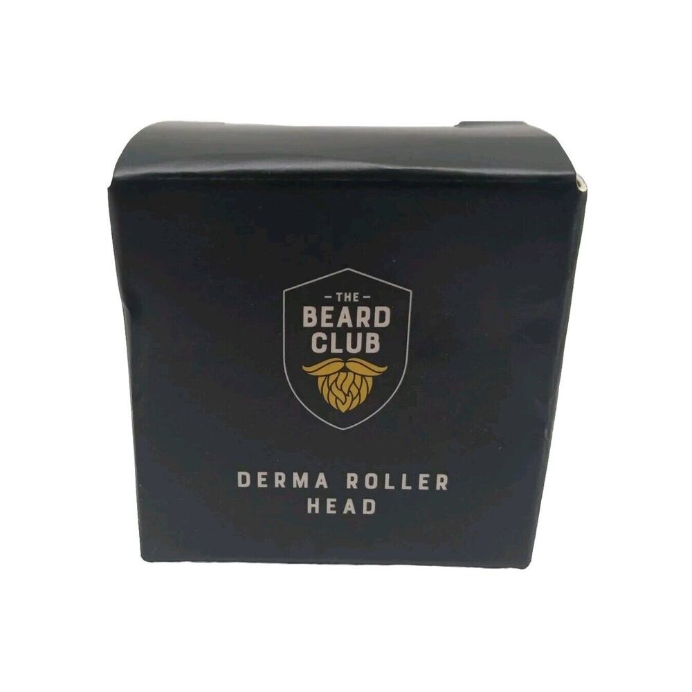Beard Club Derma Roller Head 540 Stainless‎ Promotes Thicker Fuller Beard NIB